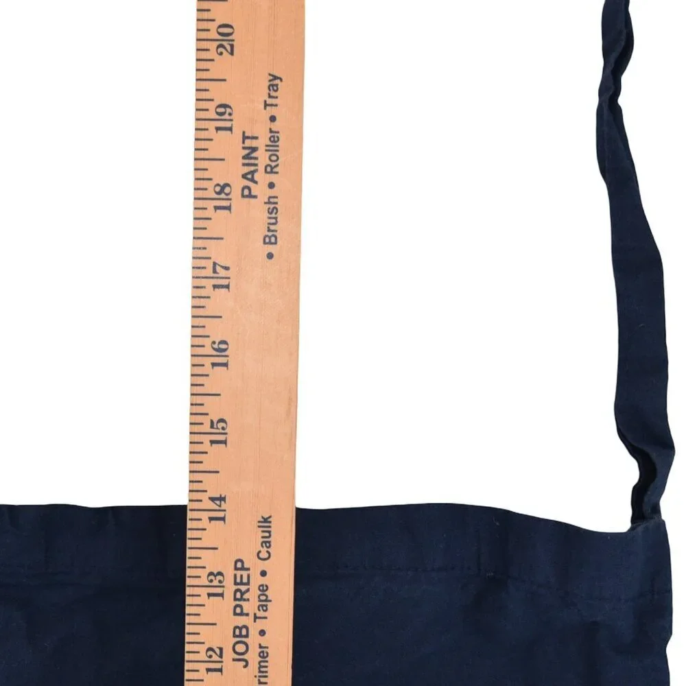 Beyond Yoga Tote Bag Navy White Large with Long Straps - Picture 3 of 4